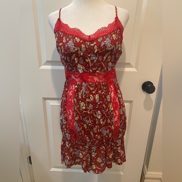 NWOT FREE PEOPLE Last Night Mini Nightgown Slipdress - Picture 5 of 11
